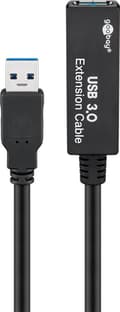 Miniatyrbild 1 av 4: USB 3.0 aktiv USB-förlängningskabel, 5 m, svart