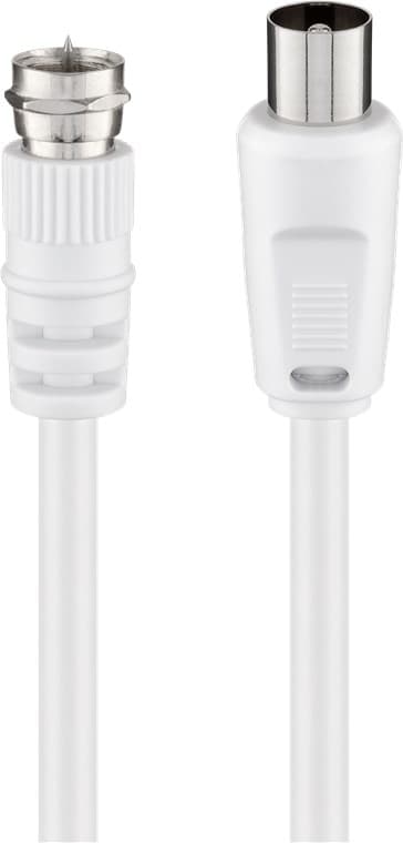 SAT-/antenne-adapterkabel (<70 dB), dobbelt afskærmet