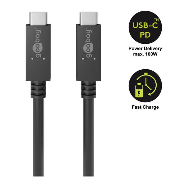 USB-C™ PD -lataus- ja synkronointikaapeli 100 W