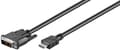 Miniatyrbilde 1 av 3: DVI-D/HDMI™-kabel, nikkelbelagt