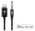 Miniatyrbilde 4 av 4: Apple Lightning lydtilkoblingskabel, (3,5 mm), 1 m svart