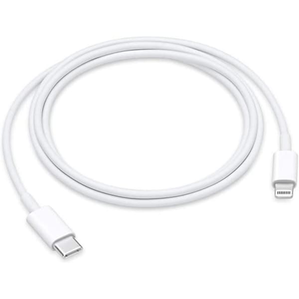 USB-C til Lightning Kabel iPhone Hurtigoplader 2M Hvid