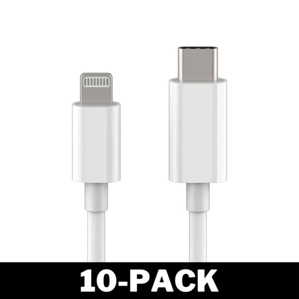 USB-C til Lightning Kabel iPhone Hurtigoplader 2M Hvid