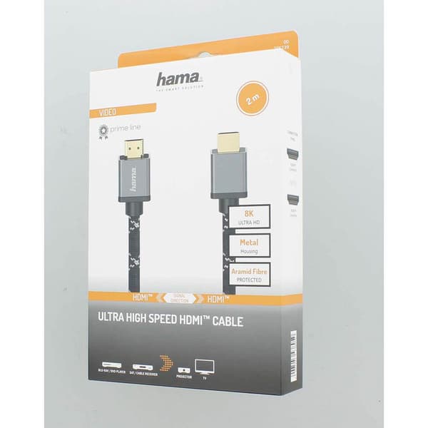 Kabel HDMI Ultra High Speed 8K 48Gbit/s Metall 2,0m