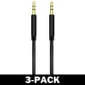 Pikkukuva 1 / 3: 2M AUX-kaapeli 3,5 mm (AUX-AUX) Musta