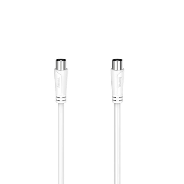 HAMA Antennekabel 90dB 10,0m Hvid