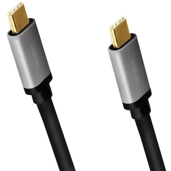 USB-C-kabel PD 3.0 100W 10Gbps 4K / 60Hz Alu 1m