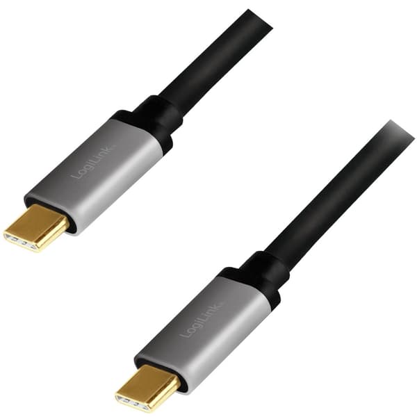USB-C-kabel PD 3.0 100W 10Gbps 4K / 60Hz Alu 1m