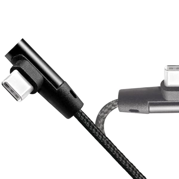 LogiLink Vinklet USB-C-kabel USB 2.0 Maks 3A 0,3m