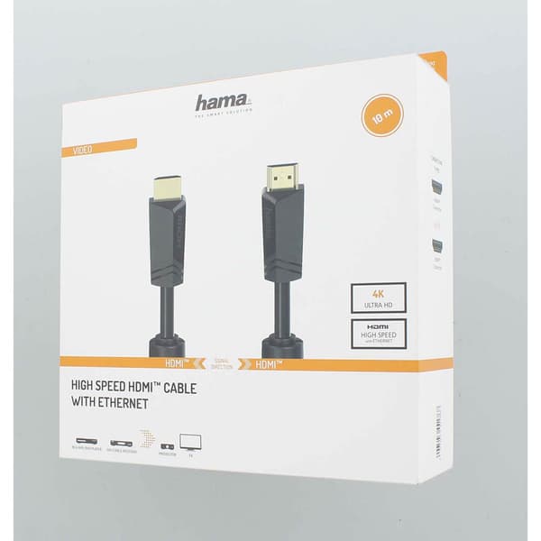 HAMA HDMI Kabel High Speed 4K 18 Gbit/s 10.0m Gull