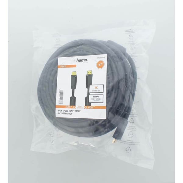 HAMA HDMI Kabel High Speed 4K 18 Gbit/s 15.0m Gull