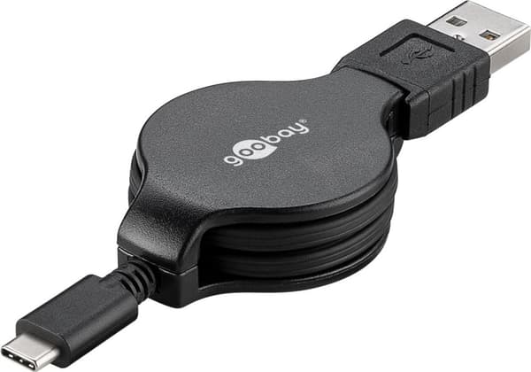 Lade- og synkroniseringskabel USB-C", utvidbar