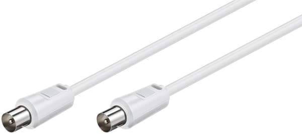 Antennekabel (<70 dB), dobbel skjerming