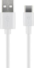 Miniatyrbillede 1 af 7: USB-C™ opladnings- og synkroniseringskabel (USB-A > USB-C™)