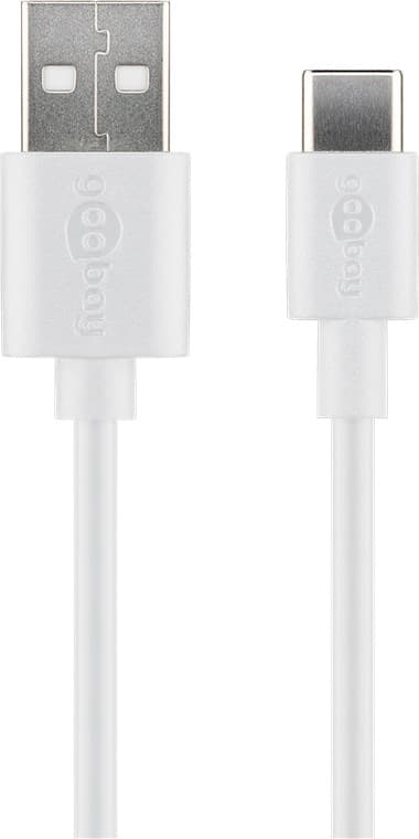 USB-C™ opladnings- og synkroniseringskabel (USB-A > USB-C™)