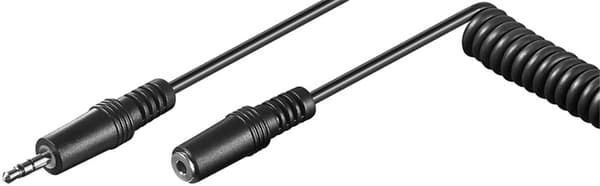 Skjøteledning for hodetelefoner, 3,5 mm,
