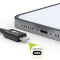 Miniatyrbilde 6 av 6: Lightning USB-C "lader og synkroniserer helmetallkabel