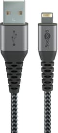 Miniatyrbilde 1 av 6: Lightning USB-C "lader og synkroniserer helmetallkabel