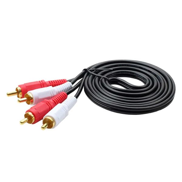 1,5m 2x RCA MALE STEREO AUDIO Kabel