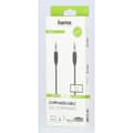 Miniatyrbillede 3 af 3: Audiokabel 3,5 mm-3,5 mm Guldbelagt, Ultratynd 0.5m