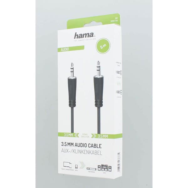 Audiokabel 3.5mm-3.5mm 5.0m