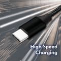 Miniatyrbild 6 av 6: LogiLink USB-USB-C Ladd/synk-kabel 15W 0,3m Textil