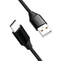 Miniatyrbild 2 av 6: LogiLink USB-USB-C Ladd/synk-kabel 15W 0,3m Textil