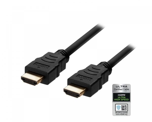 Ultra High Speed HDMI-kaapeli 2.1 - Musta - 1m