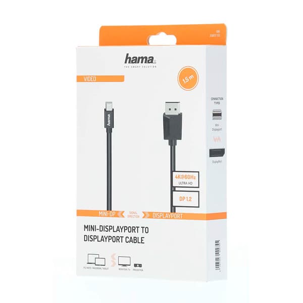 Kabel Video Mini-DP - DP Ultra-HD 4K 1,5m