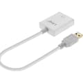 Miniatyrbild 1 av 4: Videoadapter - LinQ - USB 3.0 till HDMI Hon - Full HD 1920x1080 - Färg Silver - 24g
