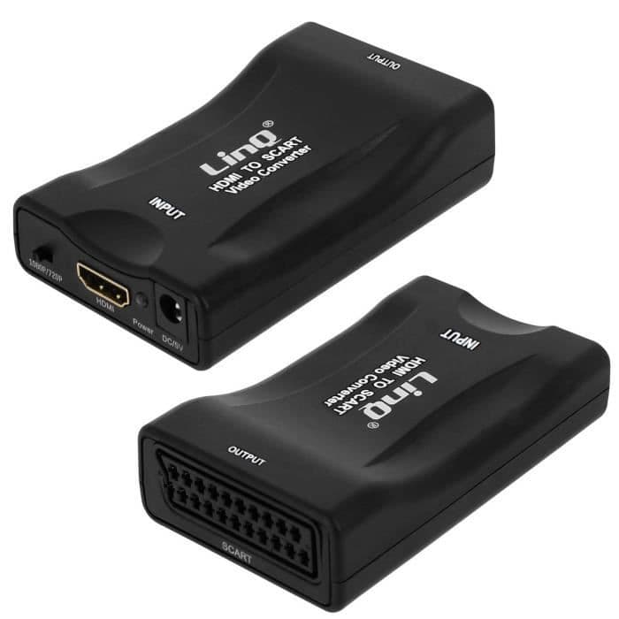 LinQ 1080P HDMI till Scart HDMI-SCART videoadapter - Svart