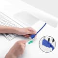 Miniatyrbild 3 av 4: USB 3.0-kabel - LinQ - Förlängning 3m - Blå - Dataöverföring - Laddning av enheter