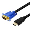 Miniatyrbild 2 av 4: HDMI till VGA-adapter - LinQ - 1,8m - 1920x1080p - Svart - Hane till Hane
