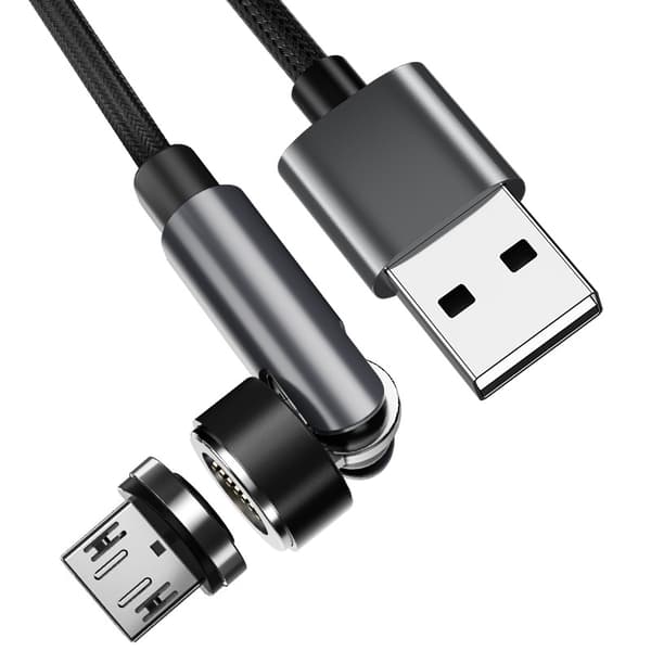Magneettinen latauskaapeli Micro USB-liitännällä Musta 1 m