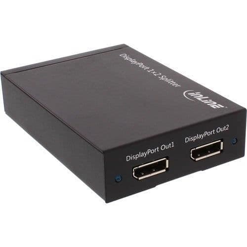 DisplayPort-kabel - INLINE - 65008 - Upplösningar 3840x2160 - Svart