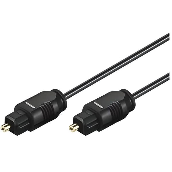 TosLink optisk digital ljudkabel Ø 2 mm, 2,0m