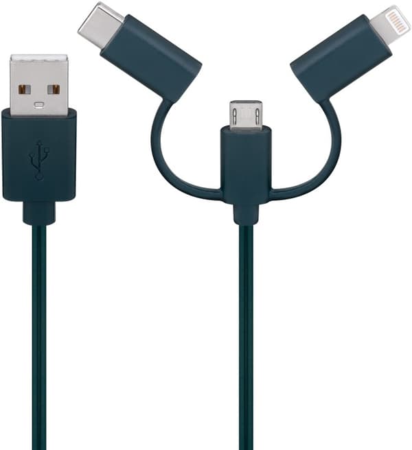 Smartphone USB-opladerkabel med LED-lys