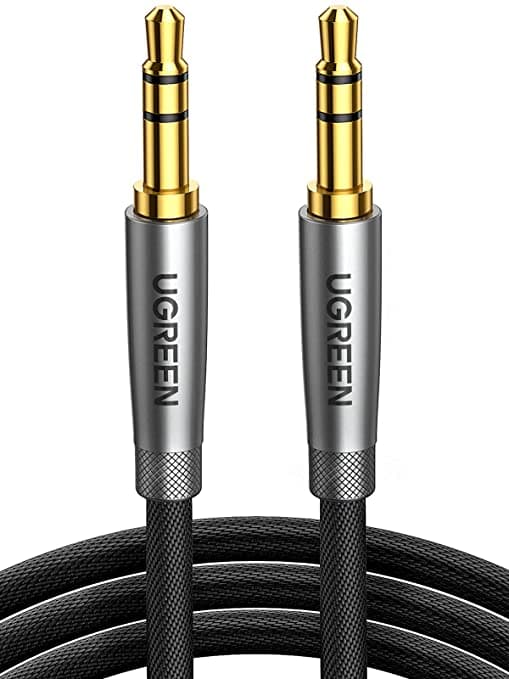 UGREEN 3.5mm till 3.5mm Ljudkabel Nylon Aux Kabel (1M)