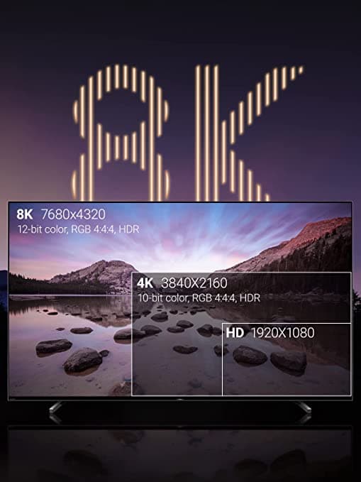 UGREEN 8K HDMI Kabel 2.1 Nylon (2m)