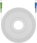 Miniatyrbild 5 av 5: Fiberoptisk kabel (FTTH), Singlemode (OS2) White, vit (Simplex), 15 m