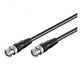 BNC-kabel - CD - 2m - 75 Ohm - BNC-hananslutning - Videövervakning