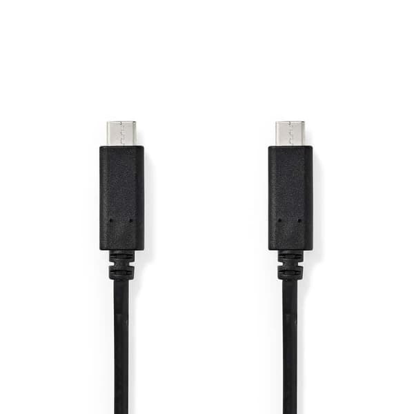 Kabel NEDIS USB-C - USB-C 2m svart