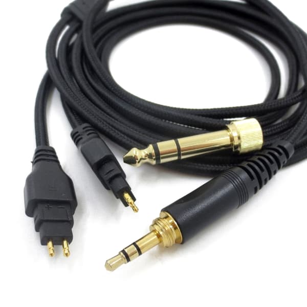 Ljudkabel till Sennheiser HD580 / HD600 / HD650 / HD660S – 2 meter