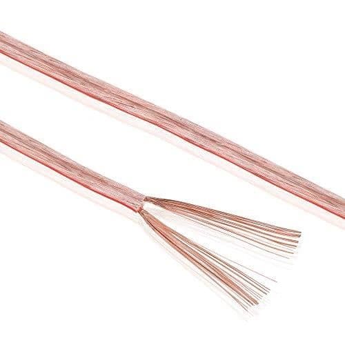 MANAX SC2075 Högtalarkabel 2x0,75 mm² CCA (Högtalarkabel-ljudkabel), 2x0,75 mm², 50,0m, Transparent SC2075T-50
