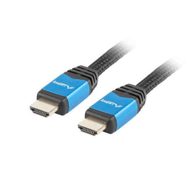 Kabel HDMI Lanberg Svart 4K Ultra HD Hankontakt/Hankontakt - 3 m