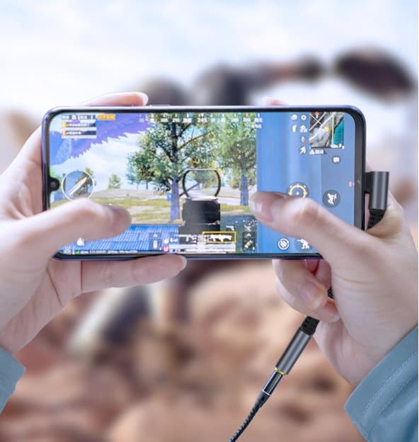 INF USB-C til 3,5 mm hodetelefonadapter Sort 13.5 cm