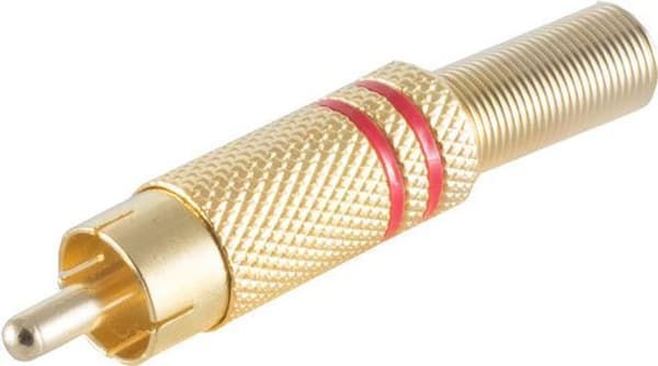 shiverpeaks BS52020-R Wire Connector RCA Gold (BS52020-R)