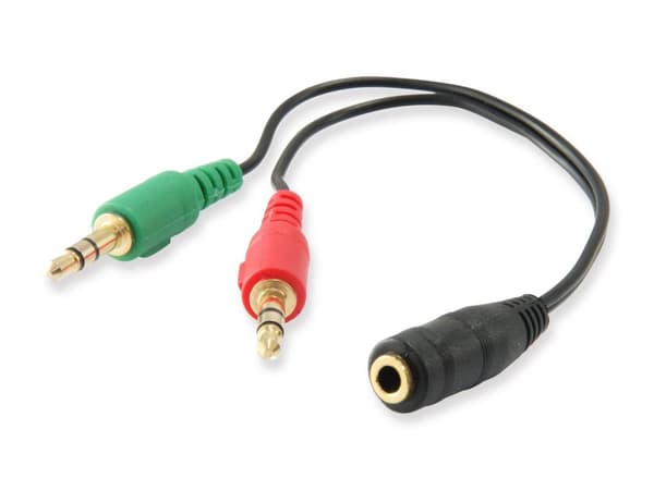 Utrusta Audio Splitter Y-Cable Hona -> 2X Hane