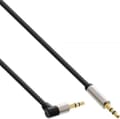Miniatyrbild 4 av 4: Premium 3,5 mm Jack stereoljud slimmad kabel - vinklad - 2 meter