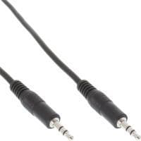 Jackkabel - 3,5 mm jackkontakt - 3,5 mm jackkontakt - 1,2 m - svart (99932C)
